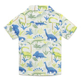 Baby Boys Safari Collar Neck Half Sleeve Printed Shirt