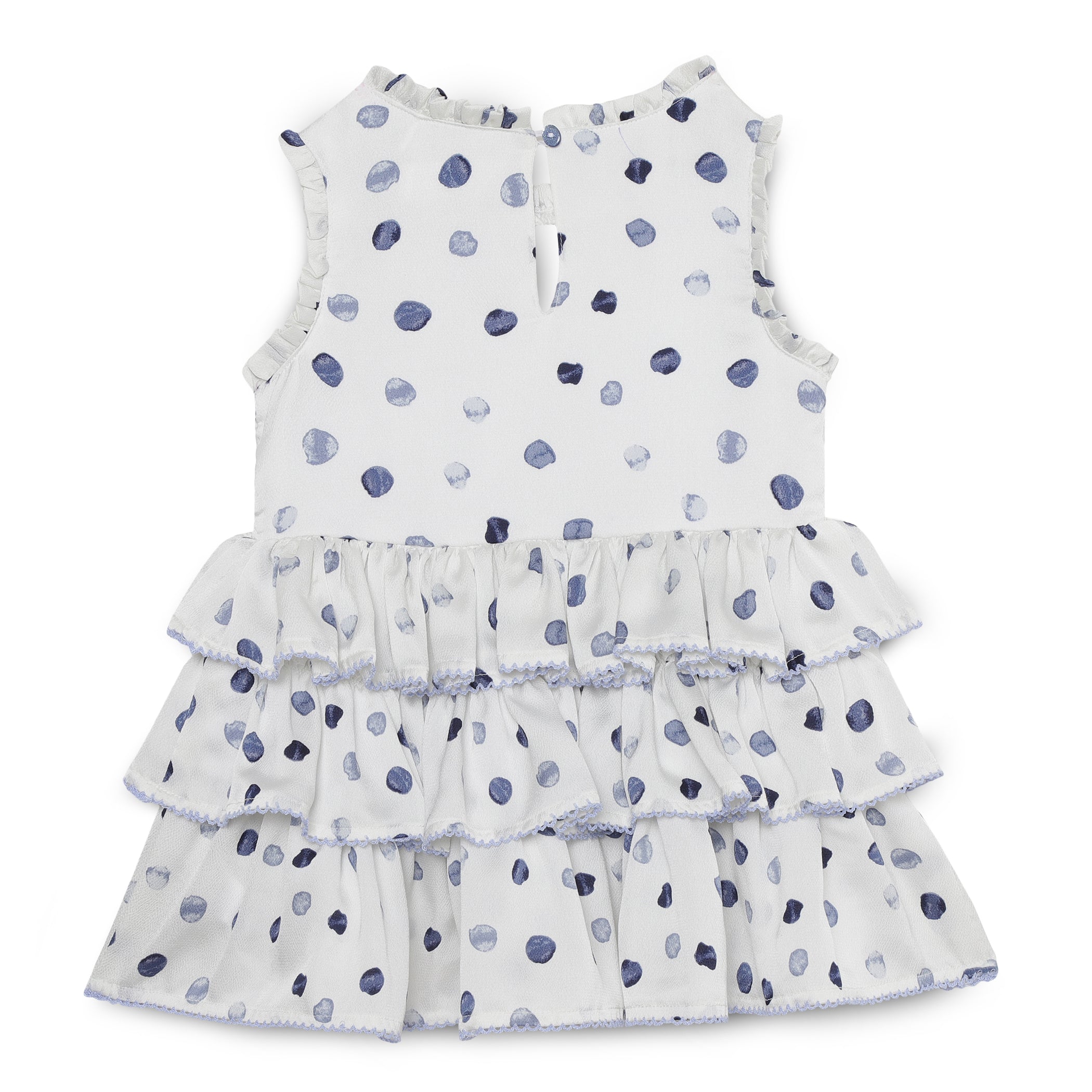 Buy Hauppers Red Polka Dot Dress With denim Jacket For Girls - 4-5 years  Online at Best Prices in India - JioMart.