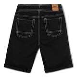 Kid Boys Black Twill Shorts