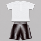 Baby Boys Half Sleeve T-Shirt With Shorts (2Pcs Set)