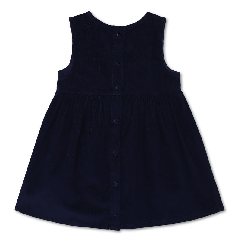 Baby Girls Sleeveless Corduroy Dress