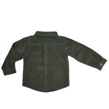 Baby Boys Corduroy Olive Shirt