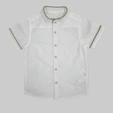 Baby Boys Corduroy Playsuit with Shirt( 2Pcs Set)