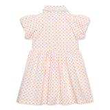 Girls Collar neck Balloon sleeve Dress With Head band