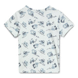 Baby Boys 2Pcs Set Playsuit with Inner T-Shirt