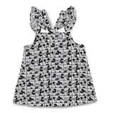 Baby Girls Pinafore Dress With Inner Full Sleeve T-Shirt (2pcs Set)