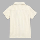 Kid Boys Safari Collar Neck Half Sleeve Shirt With Shorts(2pcs Set)