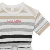 Kid Girls Striped Graphic Dress