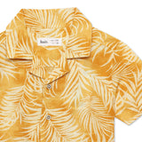 Kid Boys Safari Collar Neck Half Sleeve Shirt