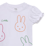 Baby Girls Puff Sleeve Graphic T-Shirt