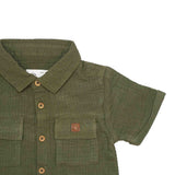 Baby Boys Shirt With Shorts(2pcs Co-Ord set)