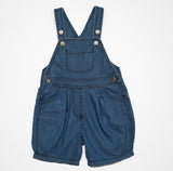 Baby Girls Denim Playsuit with Inner T-Shirt (2Pcs Set)