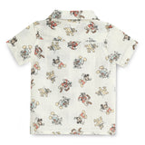 Baby Boys Safari Collar Neck Shirt With Shorts(2pcs Co-ord Set)