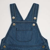 Baby Girls Denim Playsuit with Inner T-Shirt (2Pcs Set)
