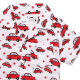 Baby Boys Safari Collar Neck Half Sleeve Printed Muslin Shirt