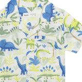 Baby Boys Safari Collar Neck Half Sleeve Printed Shirt