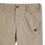 Baby Boys Solid Stretch Twill Shorts