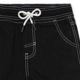 Kid Boys Black Twill Shorts