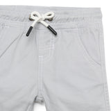 Baby Boys Twill Solid Shorts