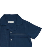 Kids Boys Moroccan Blue Safari Shirt