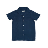 Kids Boys Moroccan Blue Safari Shirt