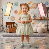 Baby Girls Round Neck Balloon Dress