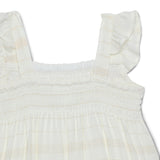 Baby Girls Butterfly Sleeve Pinafore Dress