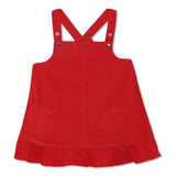 Baby Girls Pinafore Dress And Frilled Inner Top (2Pcs Set)