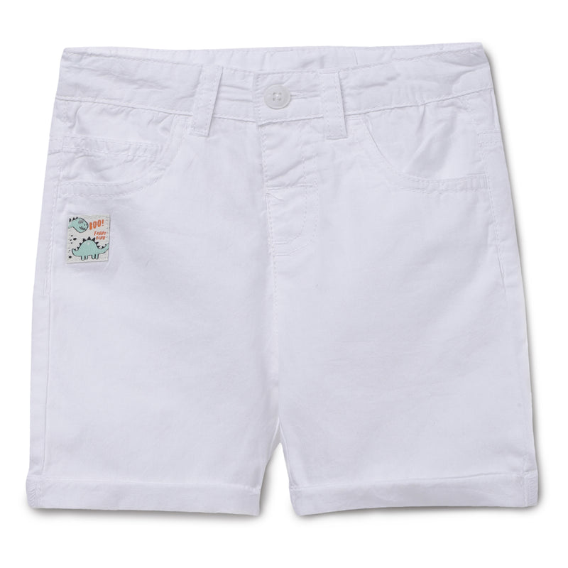 Baby Boys Solid Oxford Shorts