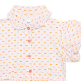 Girls Collar neck Balloon sleeve Dress With Head band