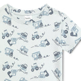 Baby Boys 2Pcs Set Playsuit with Inner T-Shirt