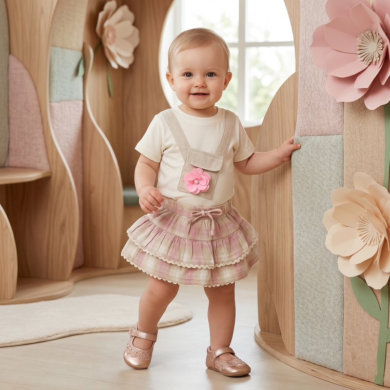 Baby Girls Layered Skirt