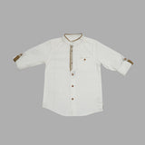 Kids Boys Grandad Collar Shirt