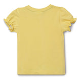 Baby Girls Pinafore Dress With Inner Puff Sleeve T-Shirt-2pcs Set