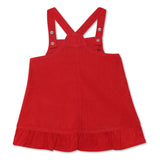 Baby Girls Pinafore Dress And Frilled Inner Top (2Pcs Set)