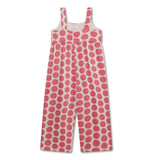 Kid Girls Pinafore Jumpsuit with Cardigan 2Pcs set