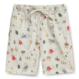 Baby Boys Safari Collar Neck Shirt With Shorts(2pcs Co-ord Set)