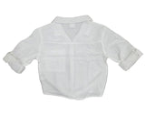 Kids Girls Cropped Tie Up Top
