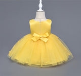 Baby Girls Yellow Party Wear Dress