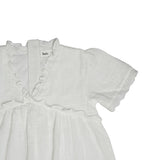Kids Girls 'V' neck Decorative Dress