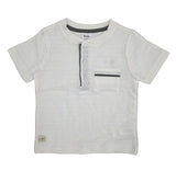 Baby Boys Henley Neck Half Sleeve T-Shirt