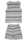 Baby Boys Sleeveless T Shirt With Shorts (2Pcs Set)