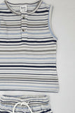 Baby Boys Sleeveless T Shirt With Shorts (2Pcs Set)