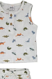 Baby Boys Sleeveless T Shirt With Shorts (2Pcs Set)