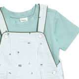 Baby Boys Playsuit with Inner T-Shirt(2Pcs Set)