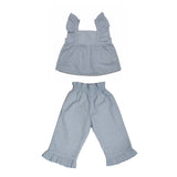 Baby Girls Spaghetti Tank Top With Shorts 2pcs Set