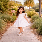 Baby Girls Round Neck Sleeveless Dress