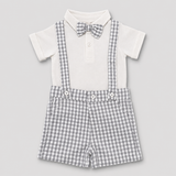 Baby Suspender shorts with Half Sleeve T-Shirt