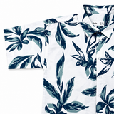 Kids Boys Tropical Printed Drop Shoulder Shirt