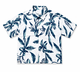 Kids Boys Tropical Printed Drop Shoulder Shirt